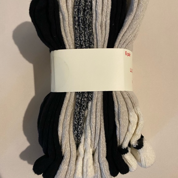 Lucky brand 6 pair boot socks size 5-10 - Picture 5 of 5